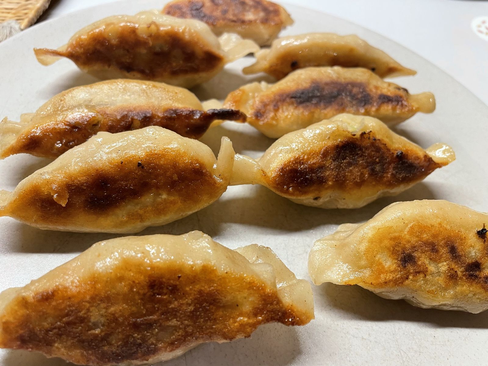 Gyozas dorés à la poêle